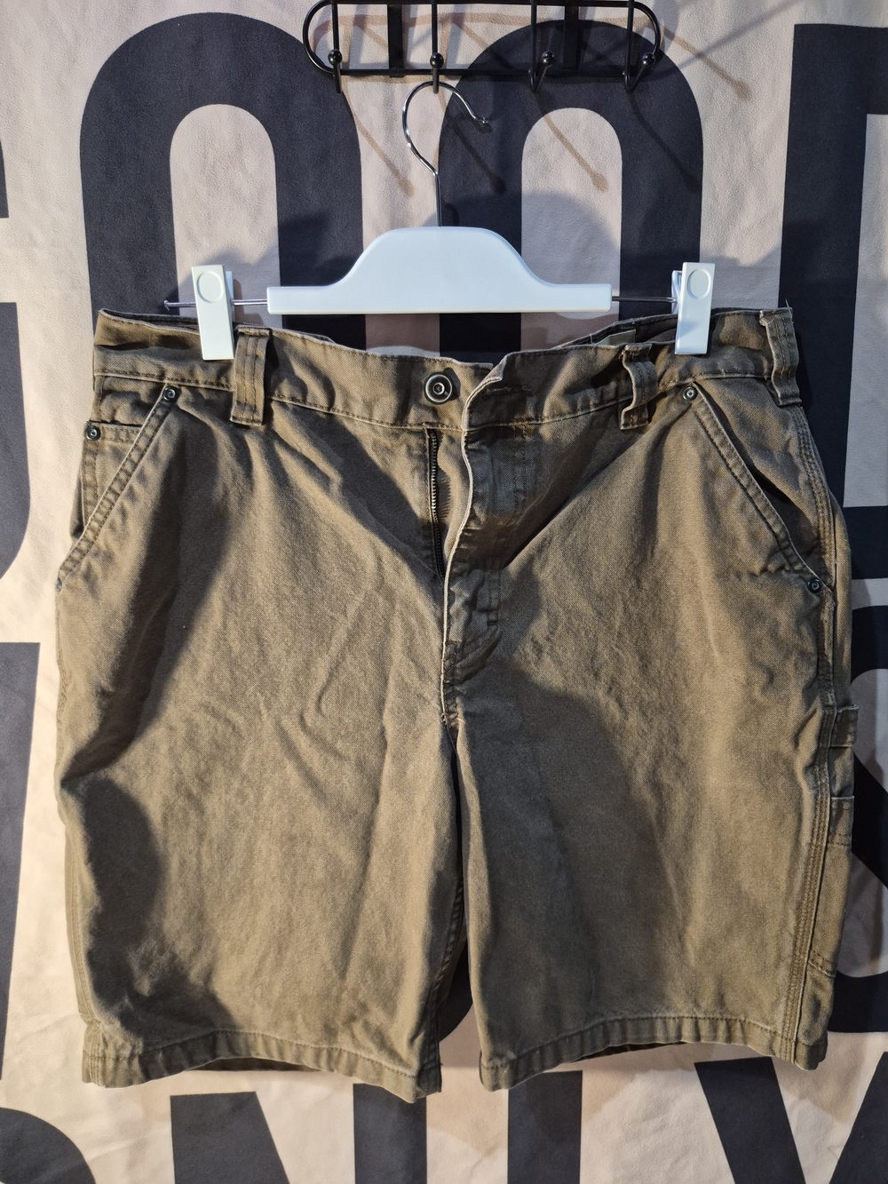 RedHead Men's Khaki Green Jean Shorts